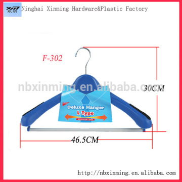 Garment rack plastic ornament hangers/plastic hanger manufacturer