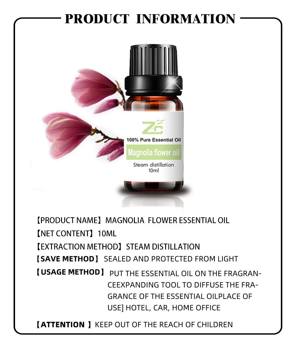 Magnolia Essential Oil for skin care body massage