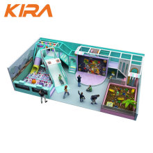 Big Fashionable Indoor Slide Adventure Playground Equipment
