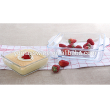 microwave safe heat resistant partition bakeware oven glass bakeware