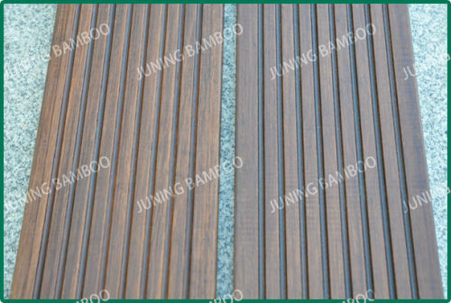 Water proof strand woven bamboo outdoor flooring