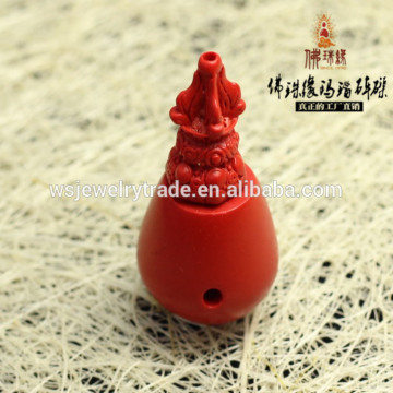 Cinnabar Drop Small and medium-sized guru bead factory wholesale
