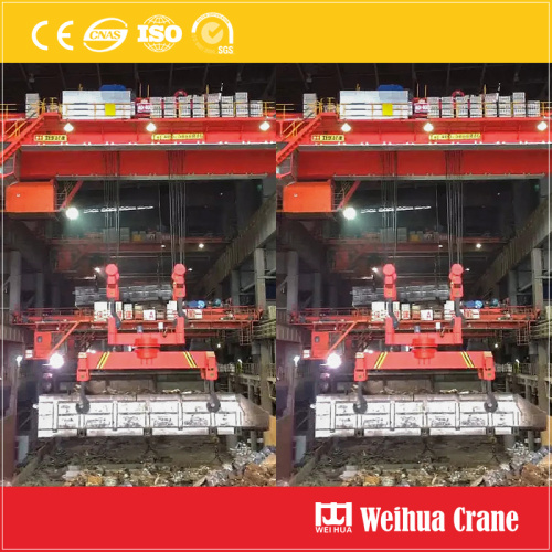 Rotatable Scrap Box Handling Crane