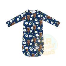 Unisex Bamboo Romper Jumpsuit - Newborn to Kids Size Comfortable Pajamas