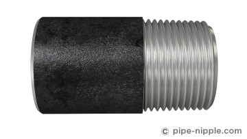 Pollution-free Weld nipple Black nipple