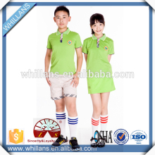High quality clothes short sleeves polo shirt for kids