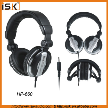 foldable design monitor stereo headphone