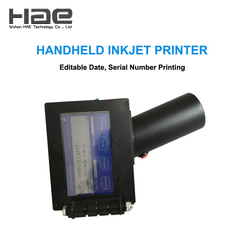 4.3 &quot;Display Portable Inkjet Date Coding Machine