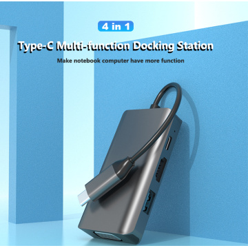 4 in 1 Docking Station usb-c hub