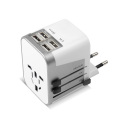 4 Port USB Wtyk EU / UK / US / AU Uniwersalny adapter podróżny