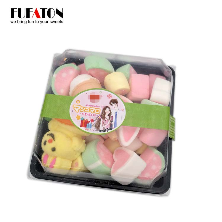 Hot Sell fruit flavored marshmallow confectionery boxes