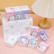 Customized Cartoon Printed Pocket Tissues 3 Layer 9pcs