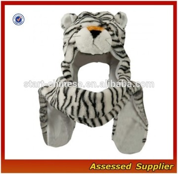 XJ01161/Cute tiger animal hat / high qualigy tiger long fur animal hat