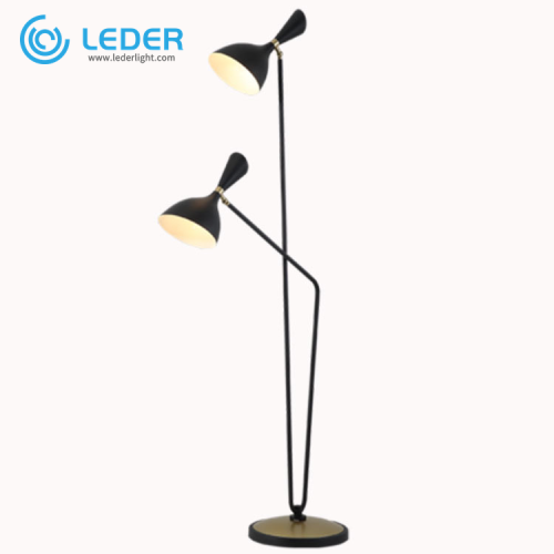 Lámpara de pie moderna con estilo LEDER