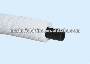insulation pipes for heating in black color