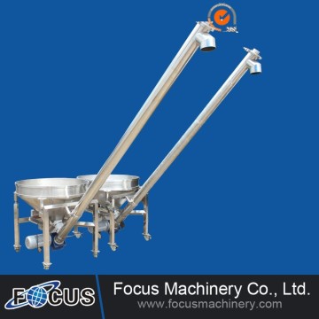 Hight Adjustable Salt Screw Conveyor / Vibrating Spiral Conveyor For Sale