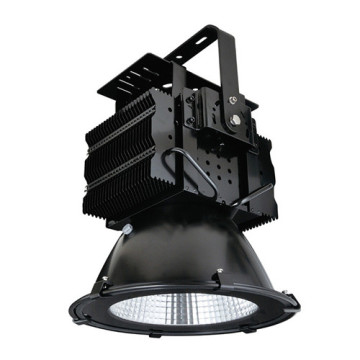 LEDER 200W zwarte vinnen hoogbouwlamp