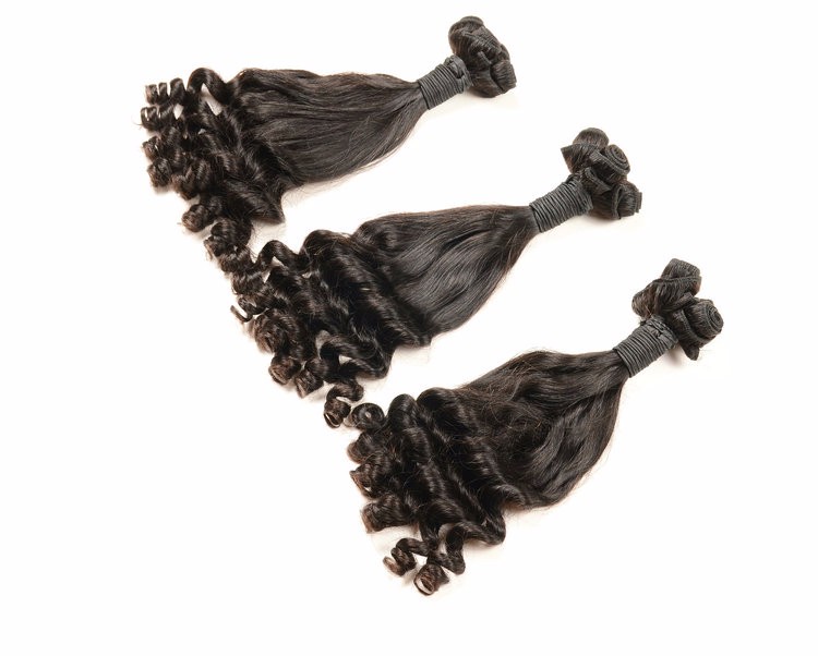 Unprocessed 7a Brazilian Virgin Hair 100% Human Hair Weave Bouncy Curls 3pcs hair Extensions