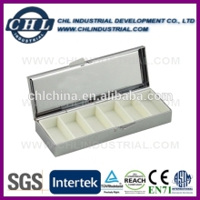 Customized hot sale weekly metal pill box