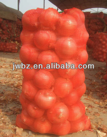 Onion packing mesh sacks, packaging sacks for onion carrot China