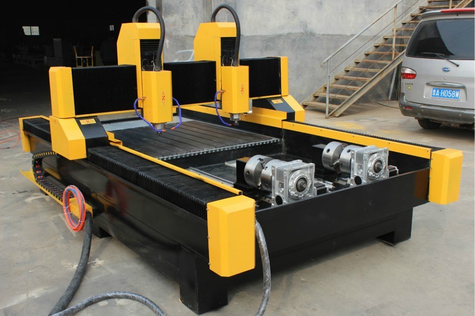 High Quality 1318 CNC Stone Engraving Machine for Marble and Granite with New Motor and Gear Price