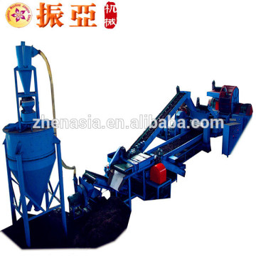 Waste tire rubber recycling plant powder machine making