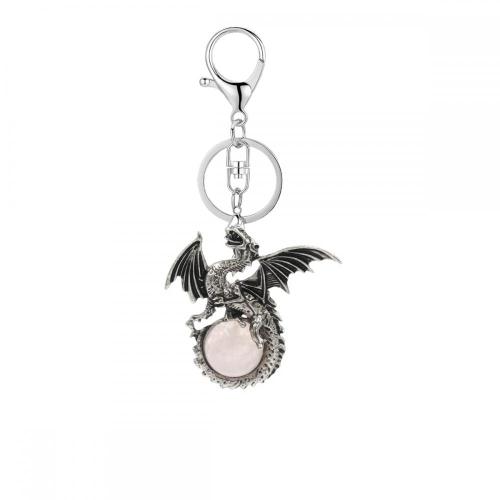 Pterosaur Gem Crystal Pendant Keyring