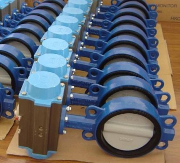 Electric Welded Double Flange Butterfly Valves Stainless