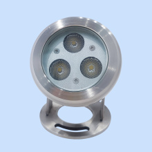 304ss 3watt 76 * 106mm IP68 Lampu Spot ing jero banyu