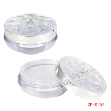 Delicate Diamond Compact Powder Container