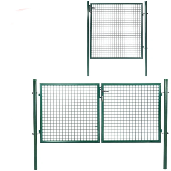 Metal Mesh Panel Yard Guard Garden Fence Gate for Safety