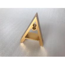 Connecteur d&#39;angle aluminium anodisé fixe triangulaire