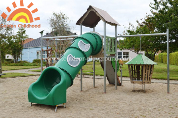 Park Tube Slides Kids Backyard Playground