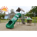 Park Tube Slides Kids Backyard Playground