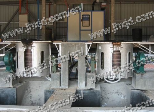 Induction Furnace for aluminum melting 300kg