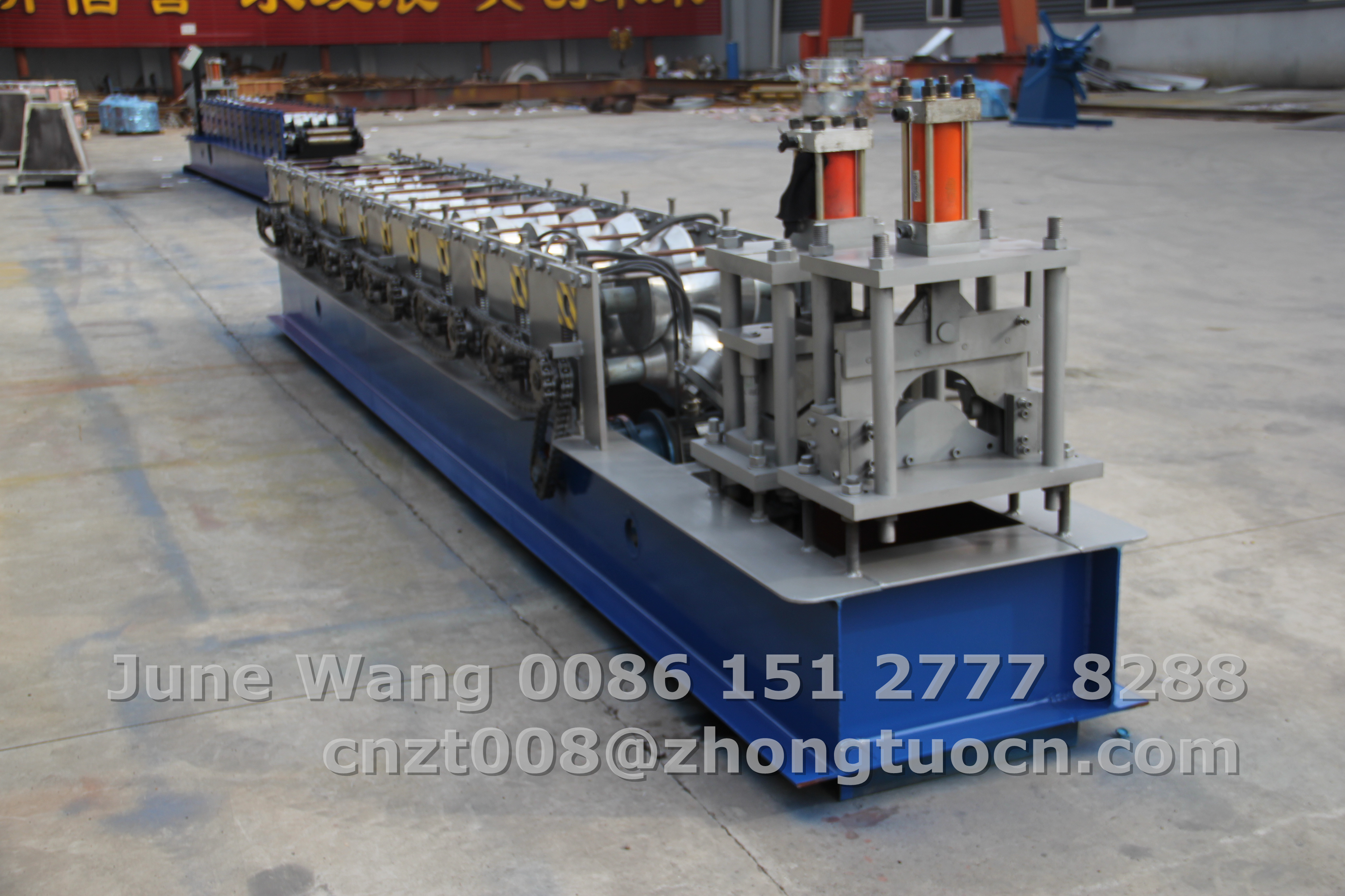 ridge cap roll forming machine