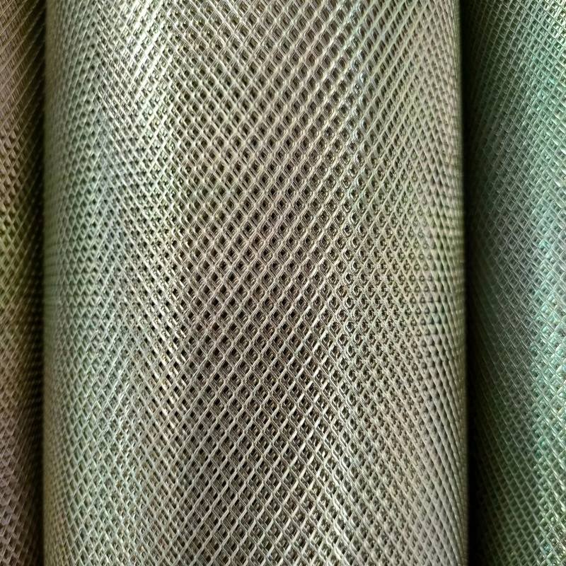 Pulverbeschichtetes Streckmetall für Fassadenverkleidungen – ANJIA powder coated carbon steel expanded metal sheet for architectural facade cladding - ANJIA