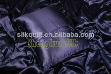 China 100 % 19mm Charmuese Luxury Silk Jacquard bedding set/silk pillowcase/silk pillow cover