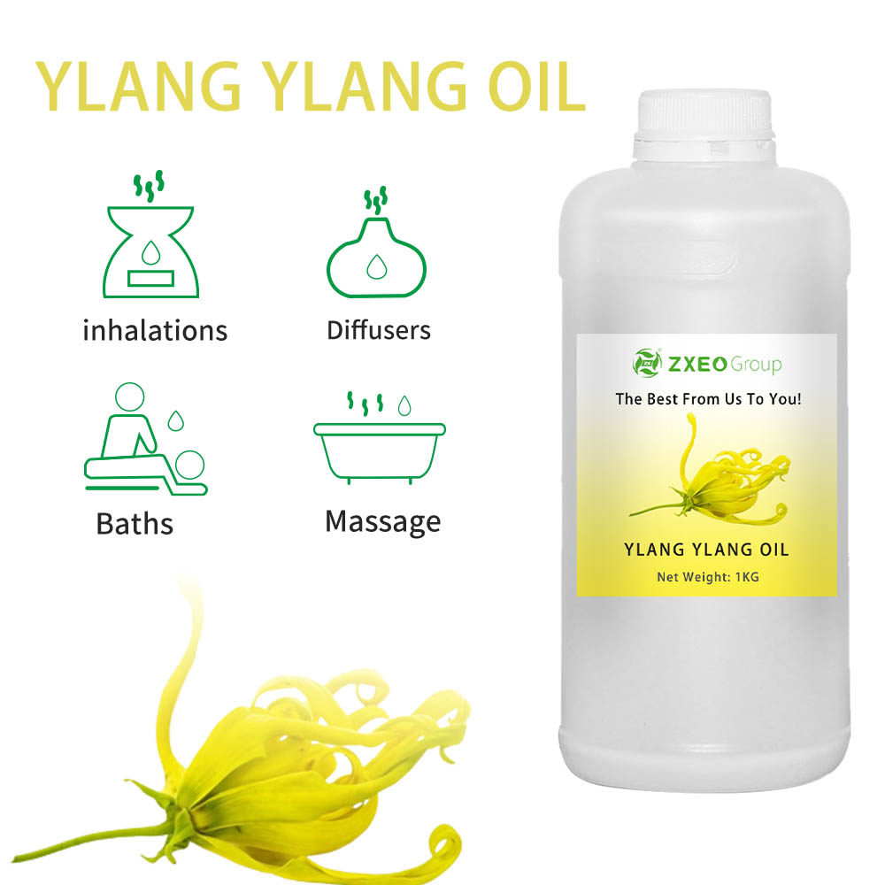 Ylang ylang mafuta muhimu 100% ya asili ya aromatherapy