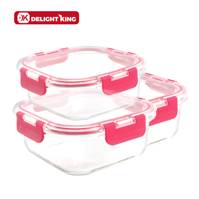 Glass Food Containers Set