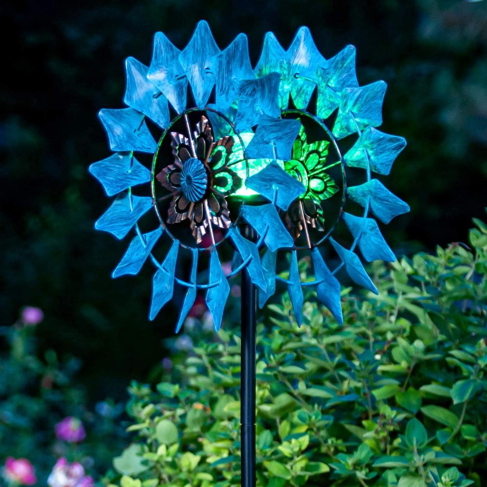 Multi Color Saisonal Solar Wind Spinner