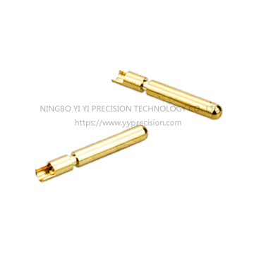 high precision slotted pogo pins brass pins linkers