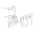 MX3.96mm 180 ° Gofret Konektör Serisi AW3962V-03P-K01