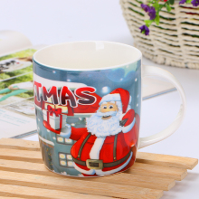 Custom christmas ceramic mug