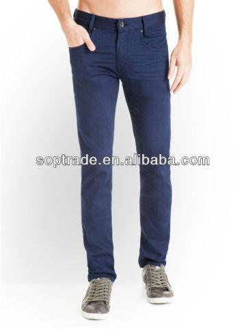 Korea style fashion mens slim fit jeans pants