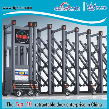 Flexible security gate villa entrance iron door fences for garden