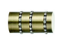 Aluminum alloy Curtain Rod with three circle drill