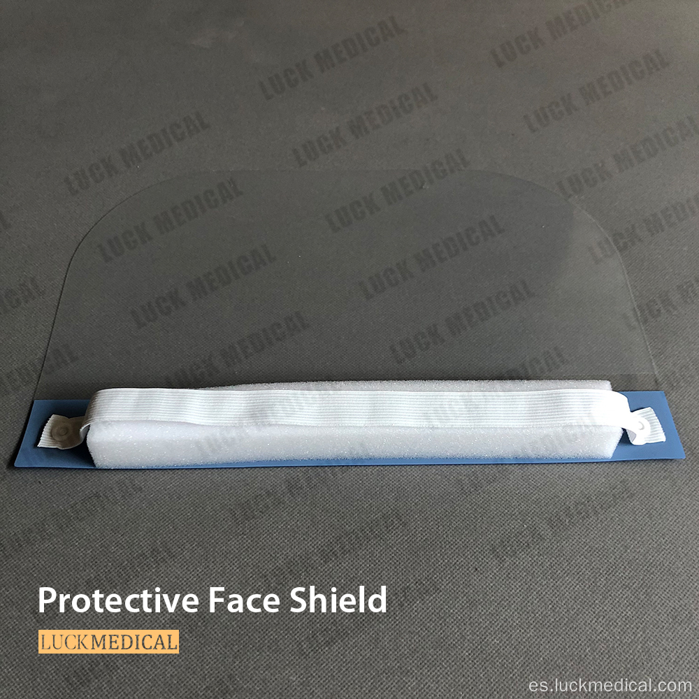 Escudo de cara protector transparente anti-fog ajustable