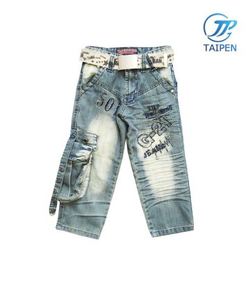 2016 latest new style fashion boys jeans from guangzhou china Fashional Children boy jeans