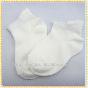 beige white ankle baby socks